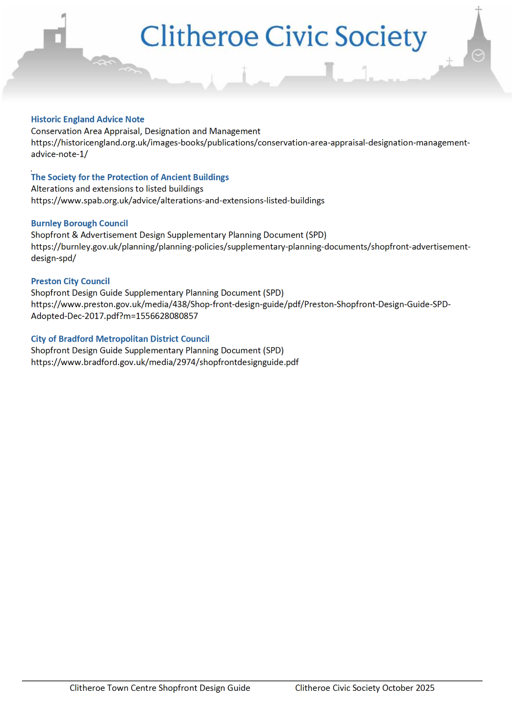 Clitheroe Shopfront Design Guide October 2025 conv 9